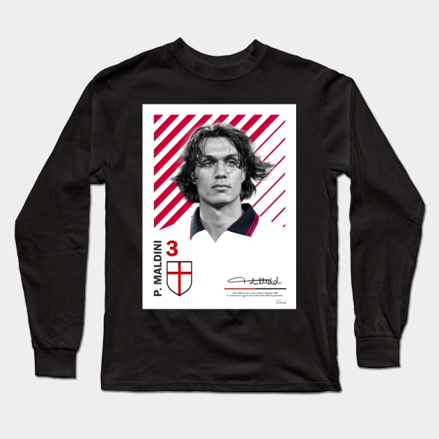 P. MALDINI / VINTAGE POSTER LIMITED EDITION Long Sleeve T-Shirt by Jey13